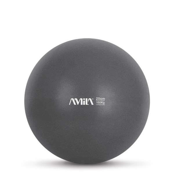 AMILA Μπάλα Pilates (Bulk) 25 cm - Μαύρη 95819