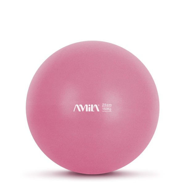 AMILA Μπάλα Pilates (Bulk) 25 cm - Ροζ 95820