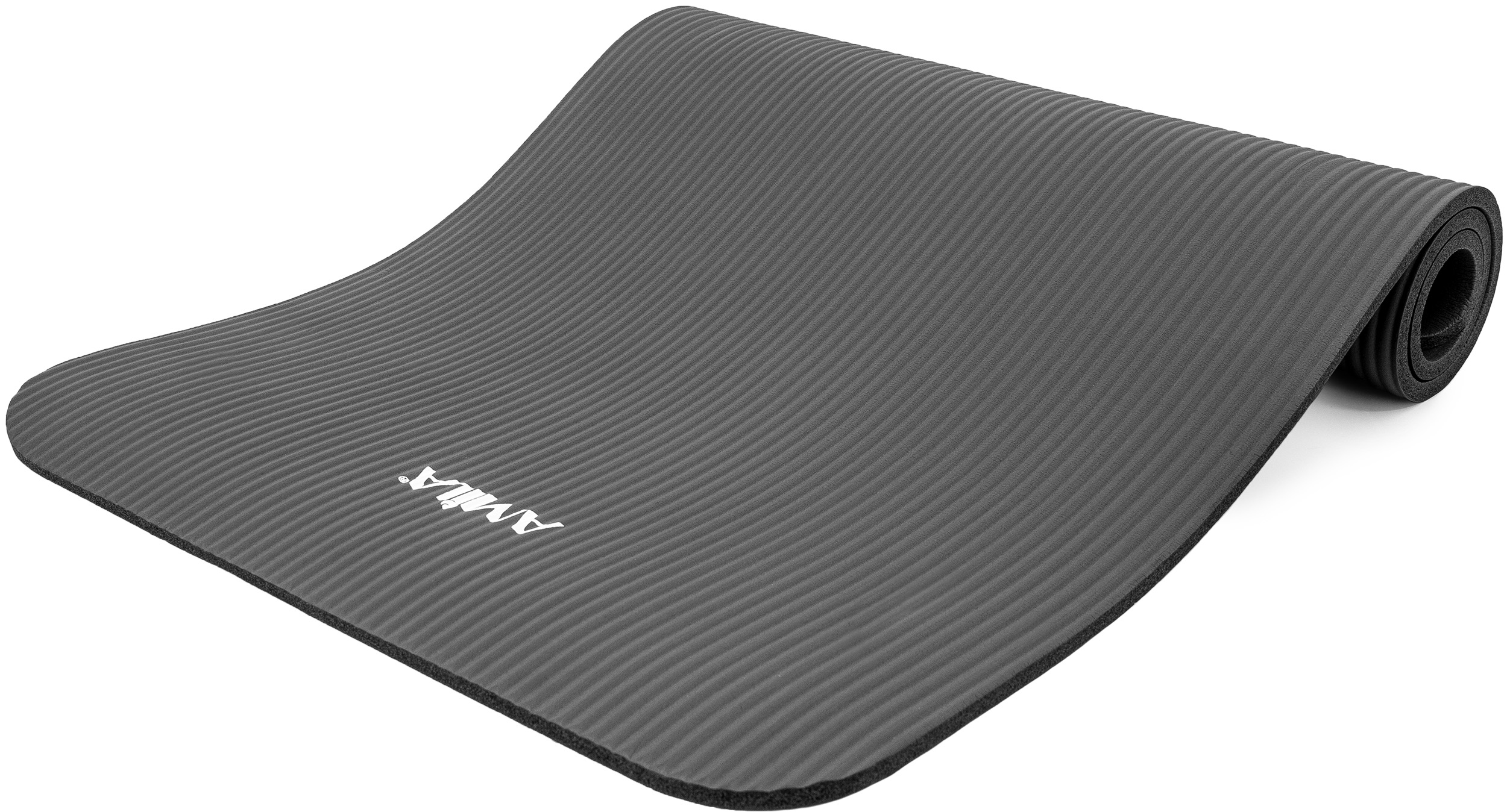 AMILA Στρώμα Γυμναστικής NBR 12mm 90Kg 142cm Γκρι 95904 - Image 2