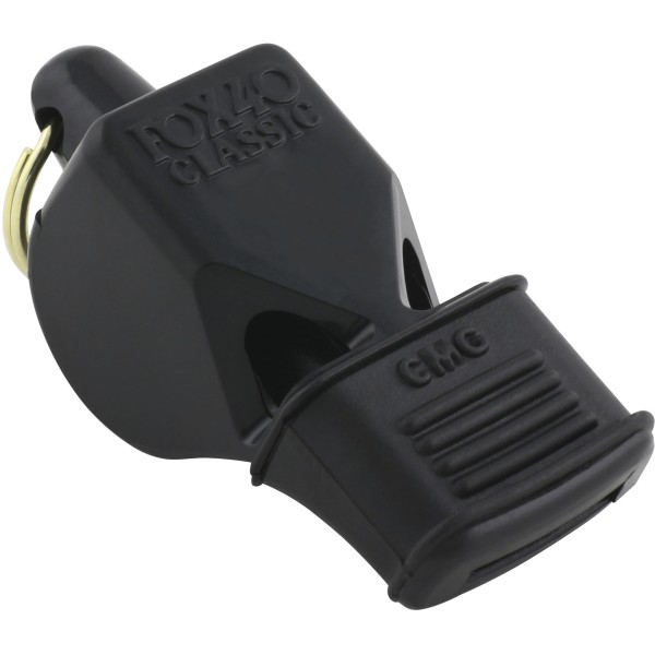 FOX Σφυρίχτρα FOX40 Classic CMG Official Μαύρη με Κορδόνι 96010008