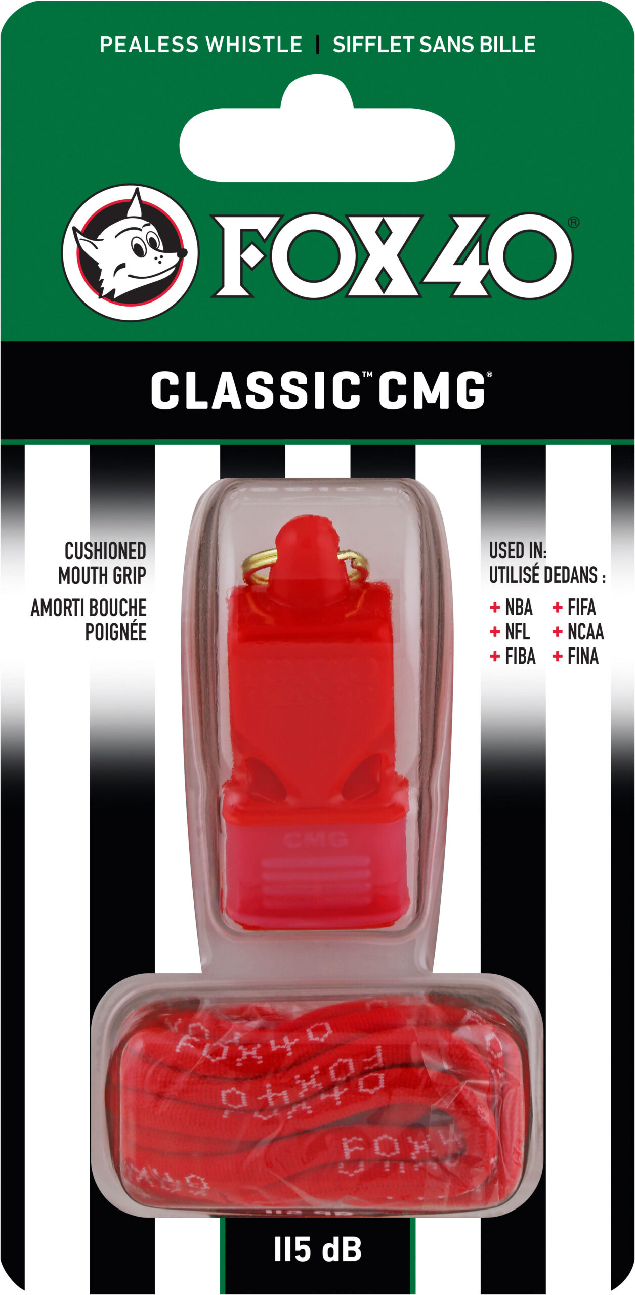 FOX Σφυρίχτρα FOX40 Classic CMG Official Κόκκινη με Κορδόνι 96030108 - Image 24