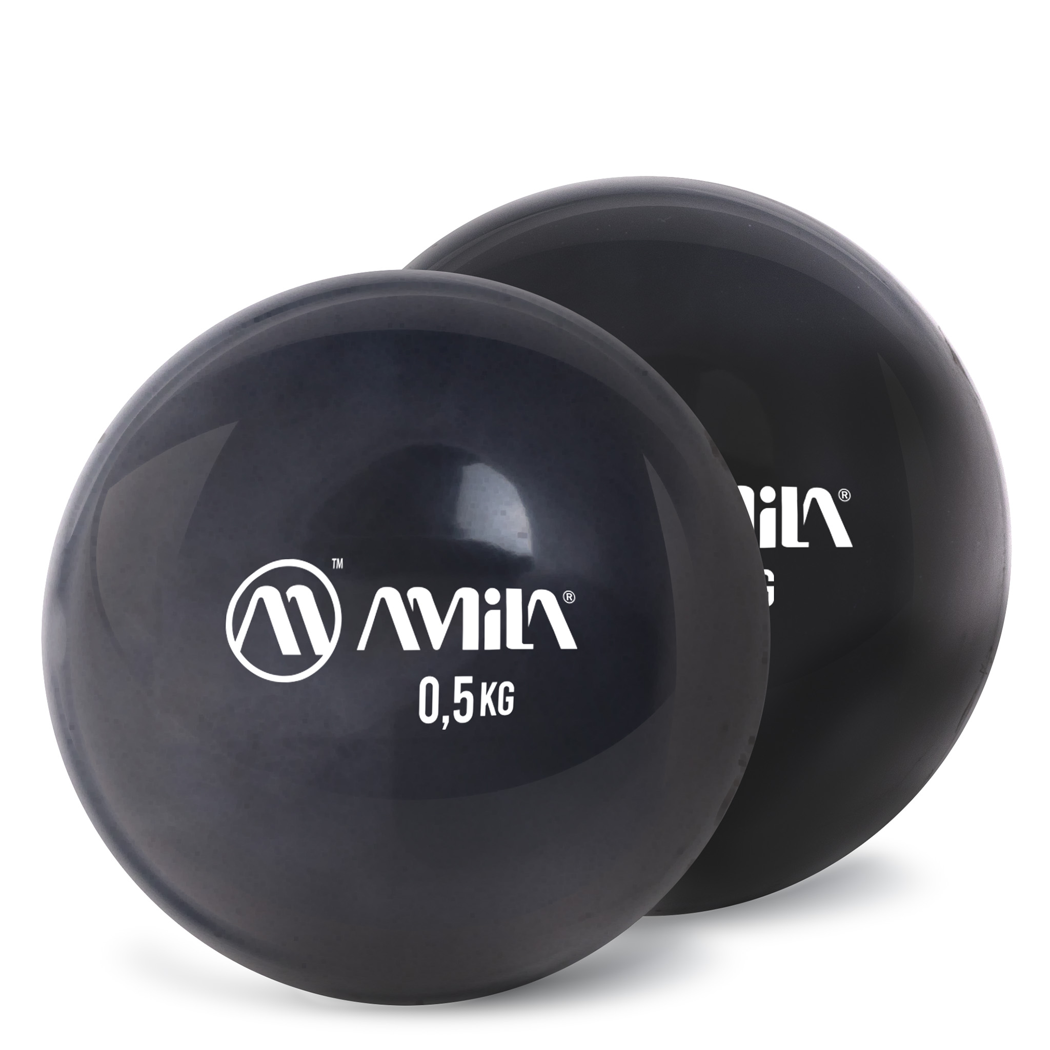 AMILA AMILA Palm Ball Two-Pack 0,5Kg Μαύρο 96721