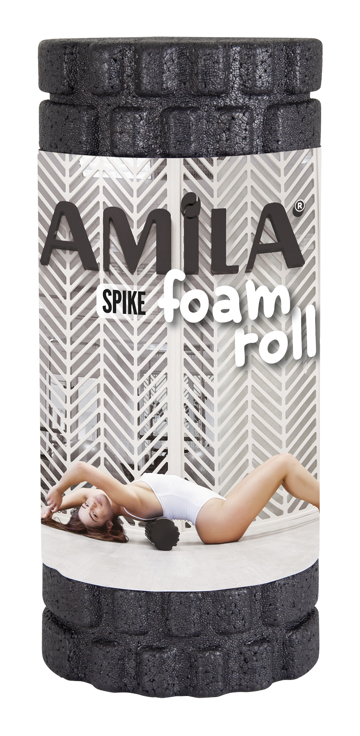 AMILA AMILA Foam Roller Spike Φ14x32cm Μαύρο 96818 - Image 9