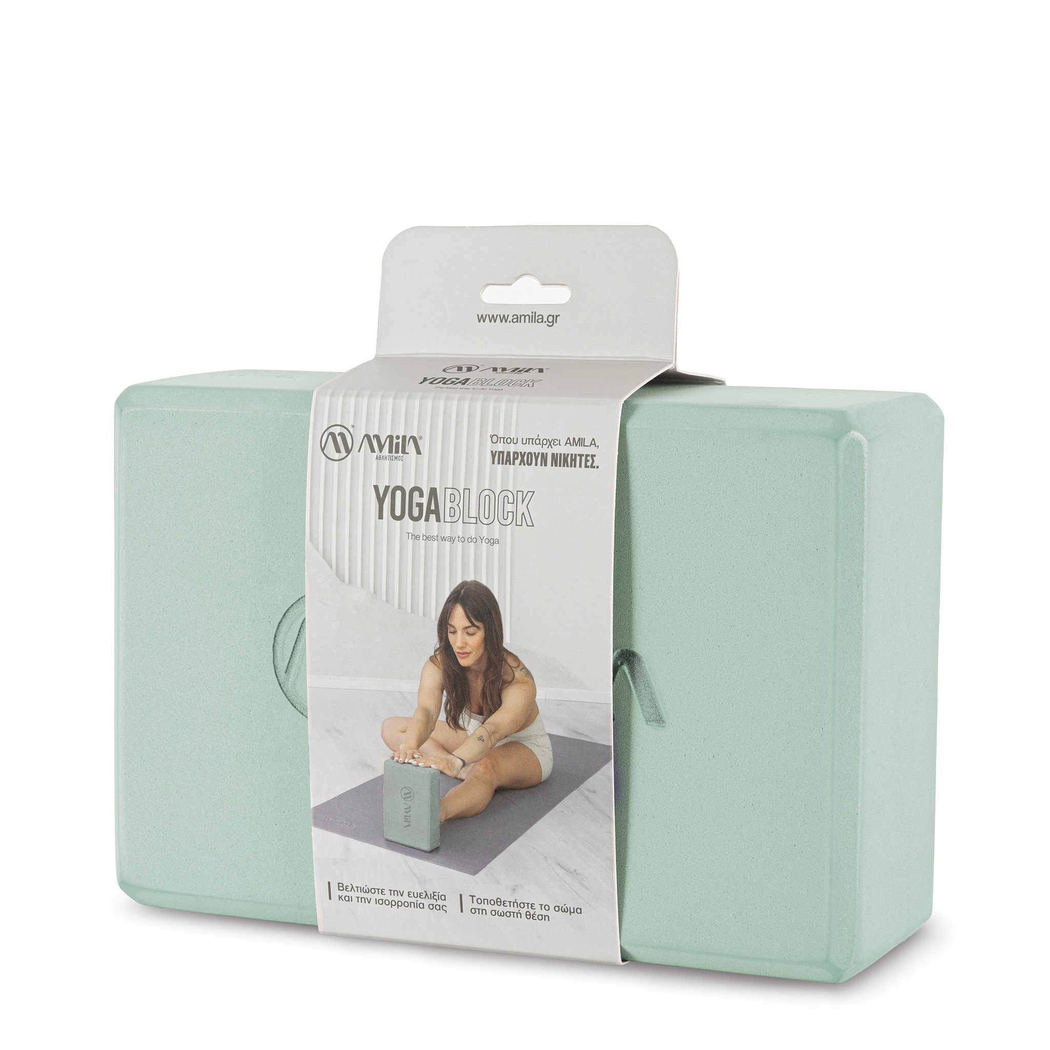 AMILA Τούβλο Yoga AMILA Brick Mint 96843