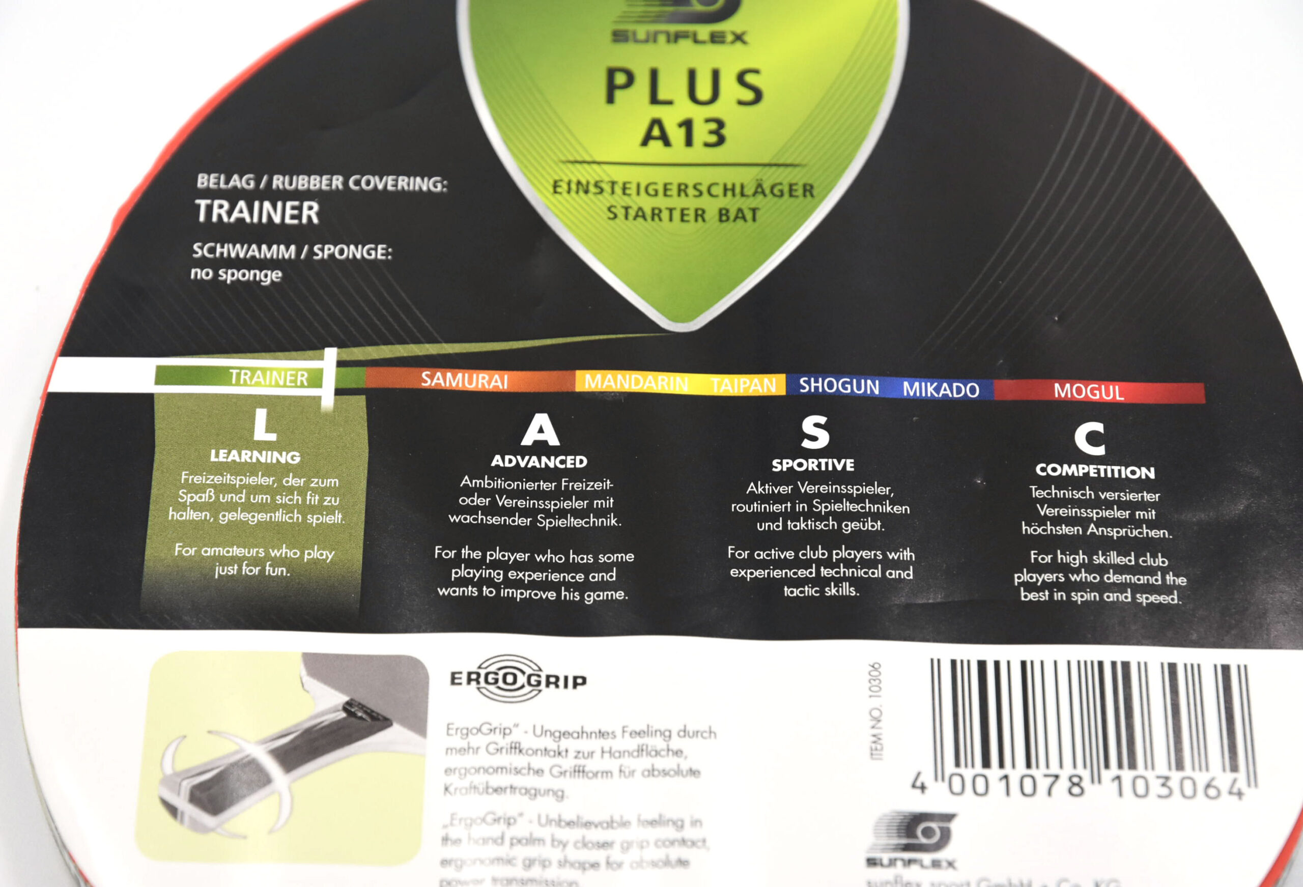 SUNFLEX Ρακέτα Ping Pong Sunflex Plus A13 97149 - Image 15