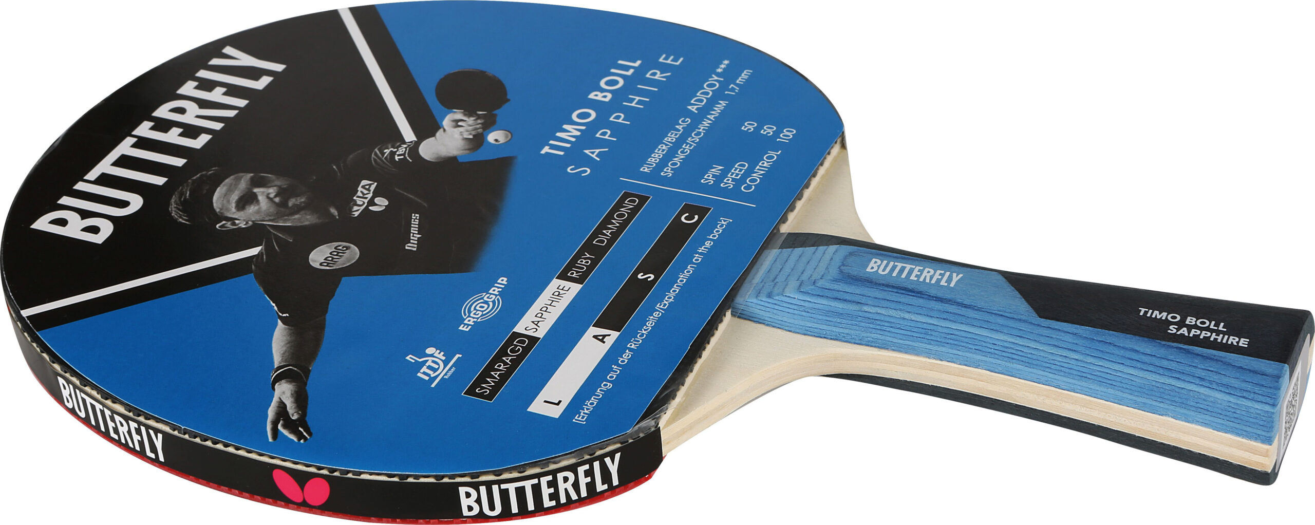BUTTERFLY Ρακέτα Ping Pong Butterfly Timo Boll Sapphire 97164 - Image 10