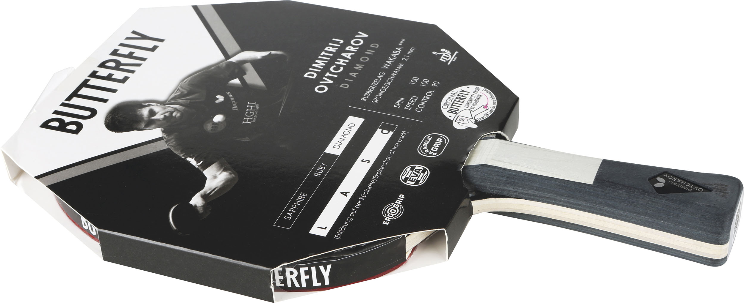 BUTTERFLY Ρακέτα Ping Pong Butterfly Dimitrij Ovtcharov Diamond 97170