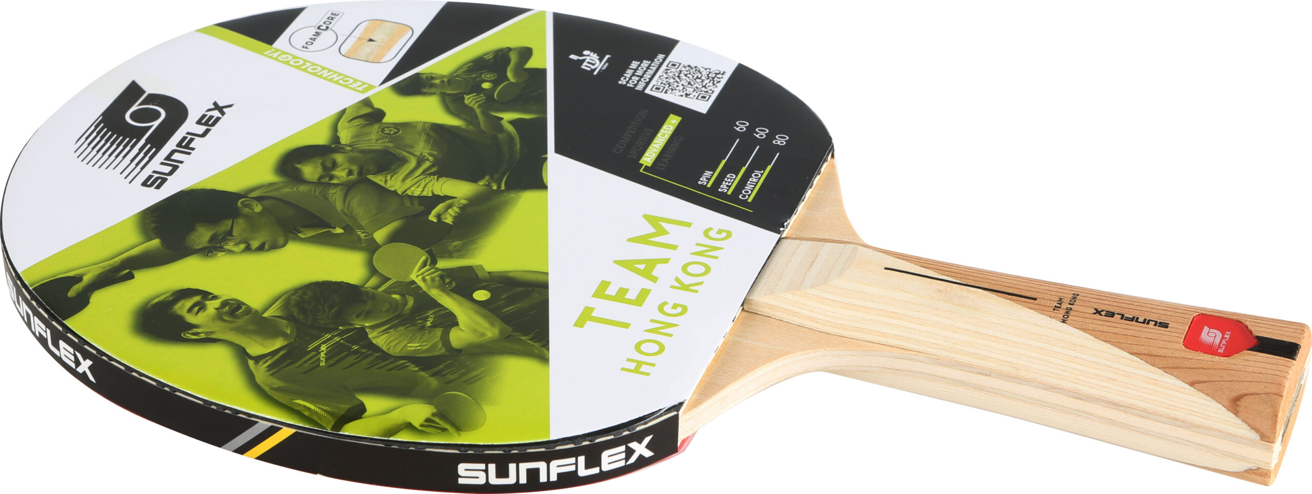 SUNFLEX Ρακέτα Ping Pong Sunflex Team Hong Kong 97179