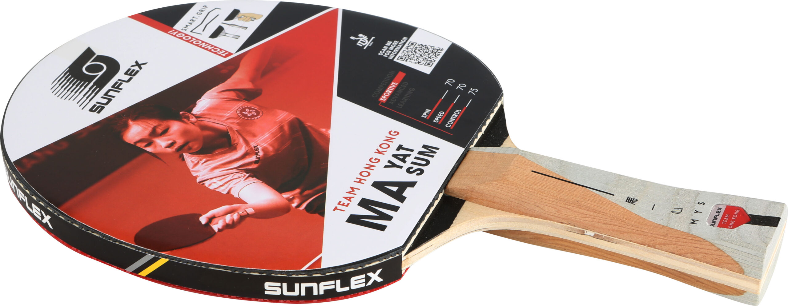 SUNFLEX Ρακέτα Ping Pong Sunflex Mat Yat Sum 97180 - Image 12