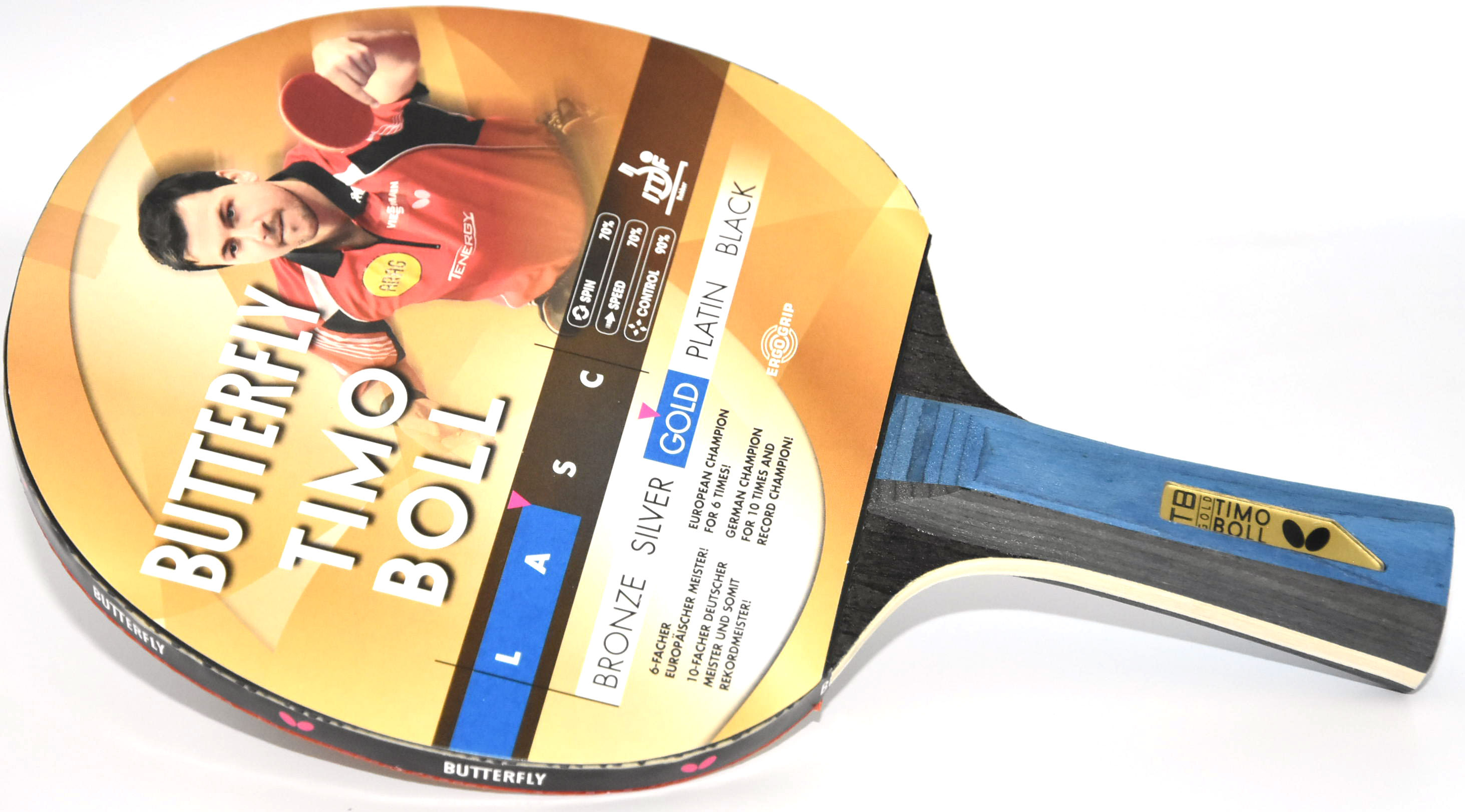BUTTERFLY Ρακέτα Ping Pong Butterfly Timo Boll Gold 97202 - Image 6
