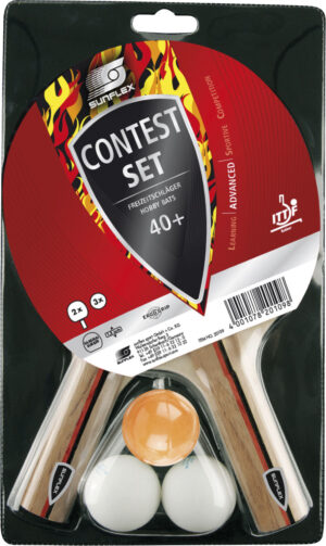 SUNFLEX Σετ Ping Pong Sunflex Contest (2 ρακέτες + 3 μπαλάκια) 97231