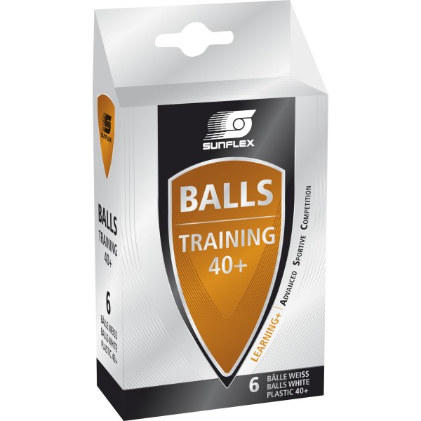 SUNFLEX Μπαλάκια Ping Pong Sunflex Training PVC 6 Τεμάχια 97250