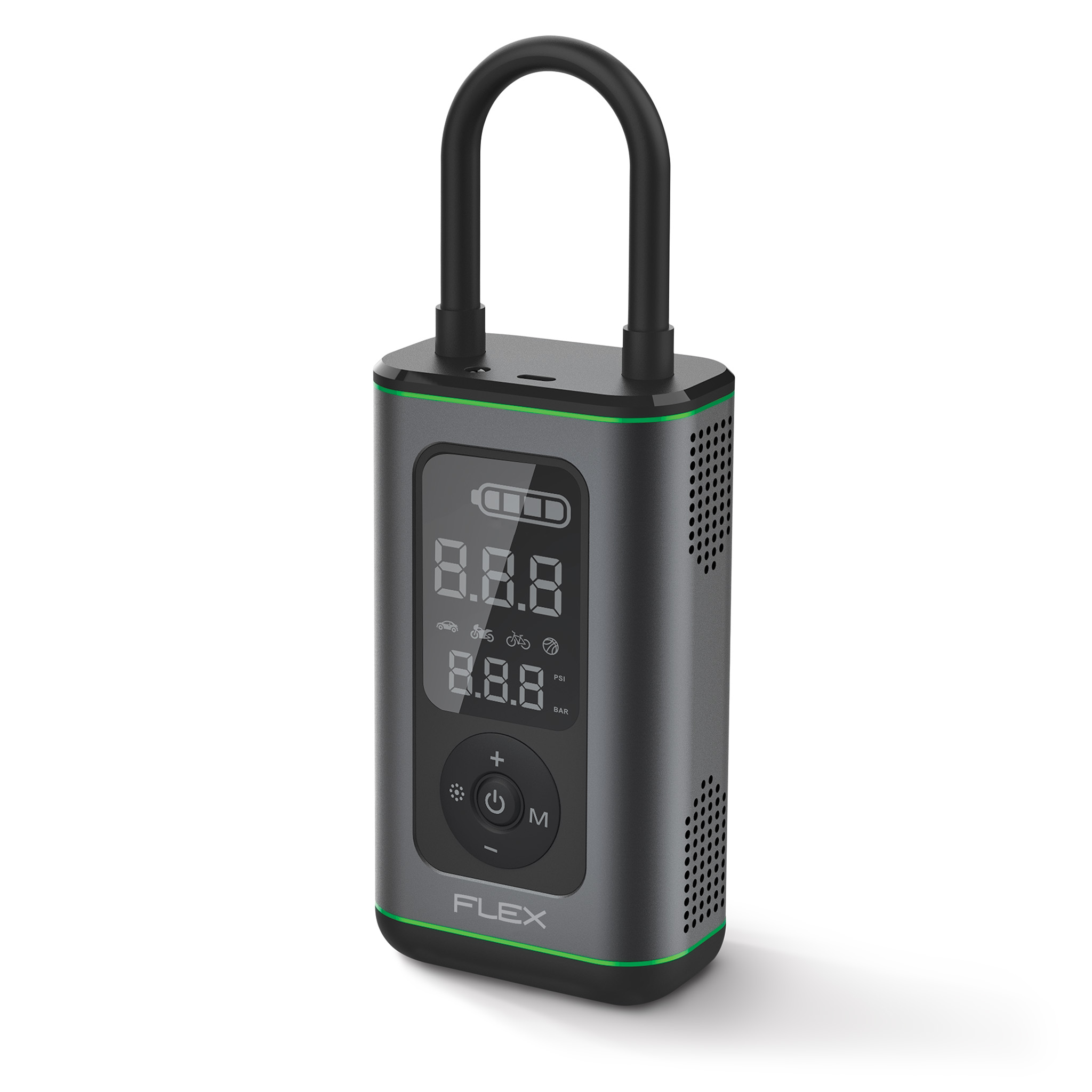 AMILA Τρόμπα Ηλεκτρική Επαναφορτιζόμενη Flex 150psi - Μαύρo 97406