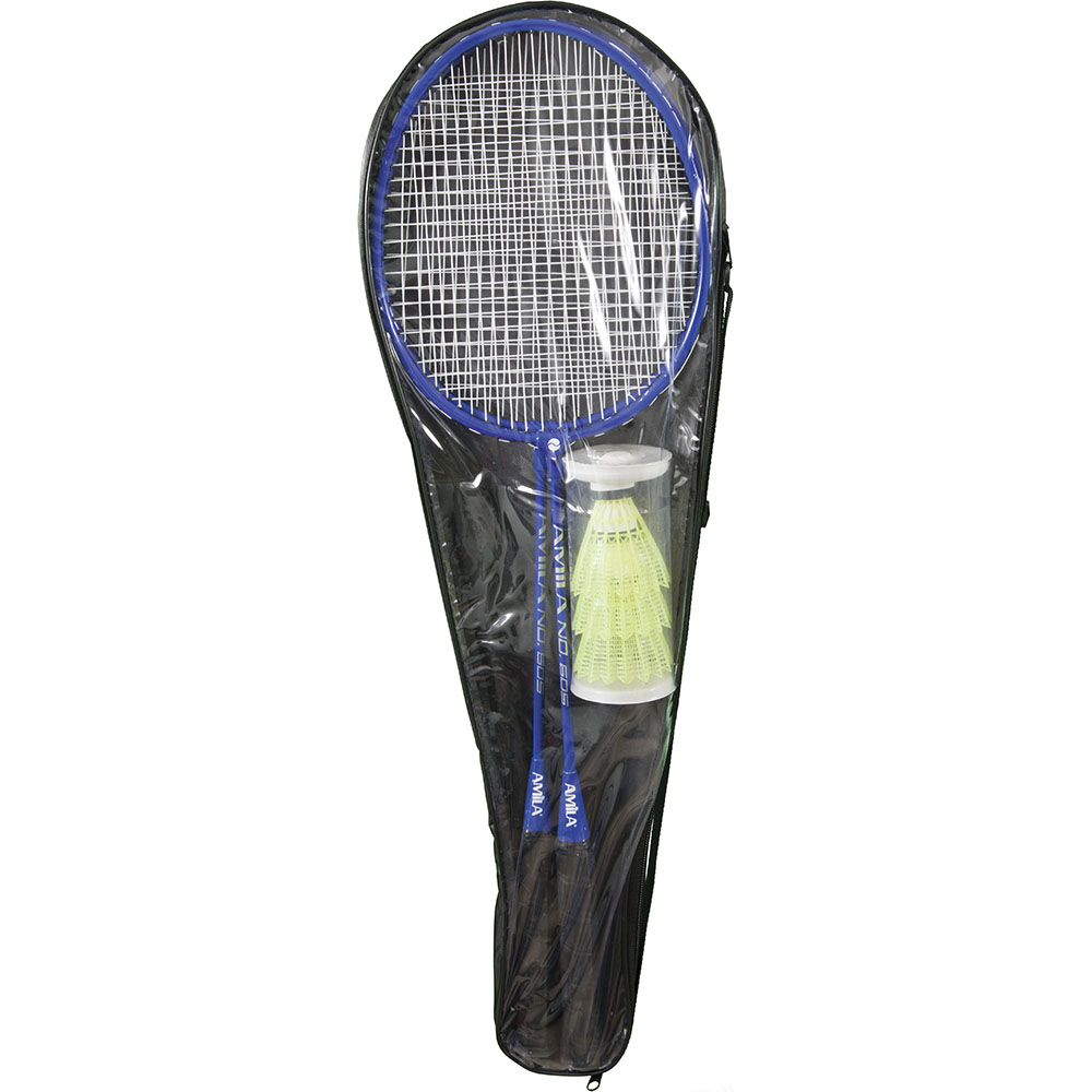 AMILA Σετ Ρακετών Badminton AMILA 605 με Πολύχρωμα Φτερά 98527 - Image 10