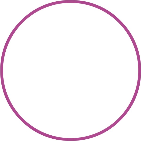 AMILA Χούλα-Χουπ HQ 60cm - Φ19mm - 230gr, Φούξια 98801