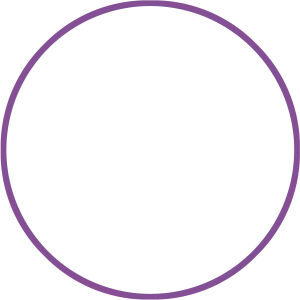 AMILA Χούλα-Χουπ HQ 60cm - Φ19mm - 230gr, Μωβ 98804