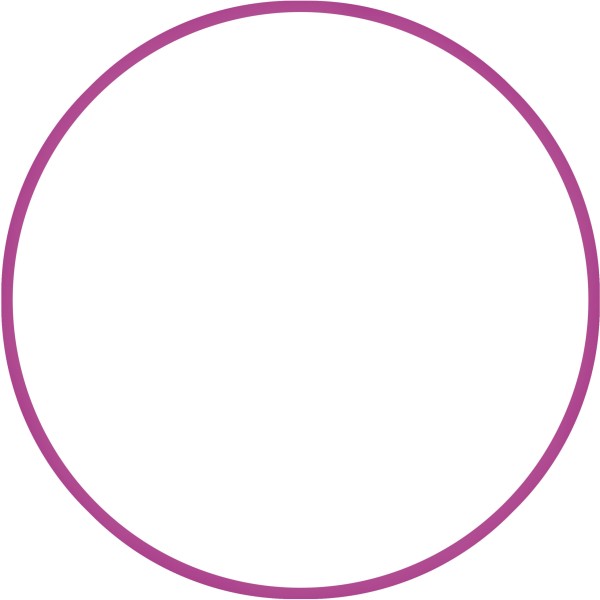 AMILA Χούλα-Χουπ HQ 70cm - Φ19mm - 280gr, Φούξια 98807