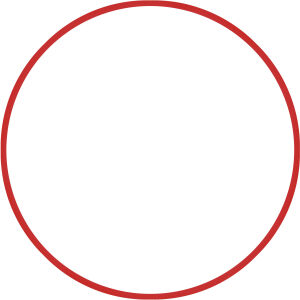 AMILA Χούλα-Χουπ HQ 70cm - Φ19mm - 280gr, Κόκκινο 98809