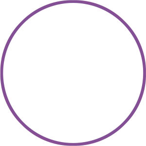 AMILA Χούλα-Χουπ HQ 70cm - Φ19mm - 280gr, Μωβ 98813