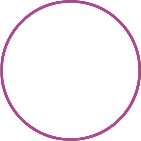 AMILA Χούλα Χουπ HQ 80cm - Φ19mm - 330gr, Φούξια 98815