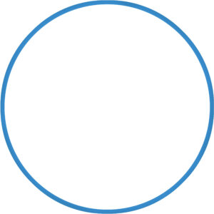AMILA Χούλα Χουπ HQ 80cm - Φ19mm - 330gr, Μπλε 98818