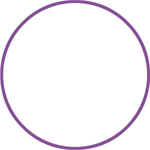 AMILA Χούλα Χουπ HQ 80cm - Φ19mm - 330gr, Μωβ 98819