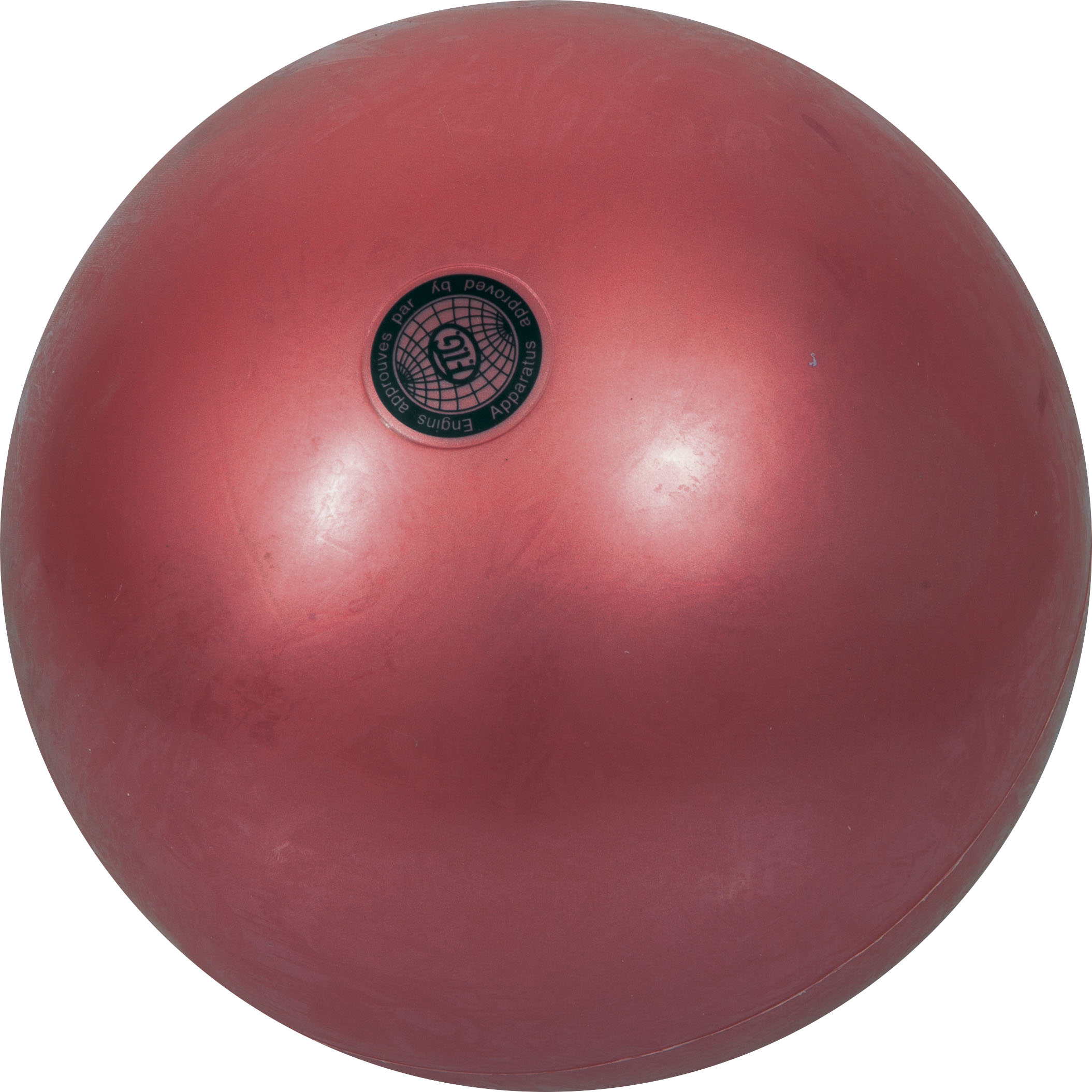 AMILA Μπάλα Ρυθμικής Γυμναστικής 19cm FIG Approved, Fire Red με Strass 98932