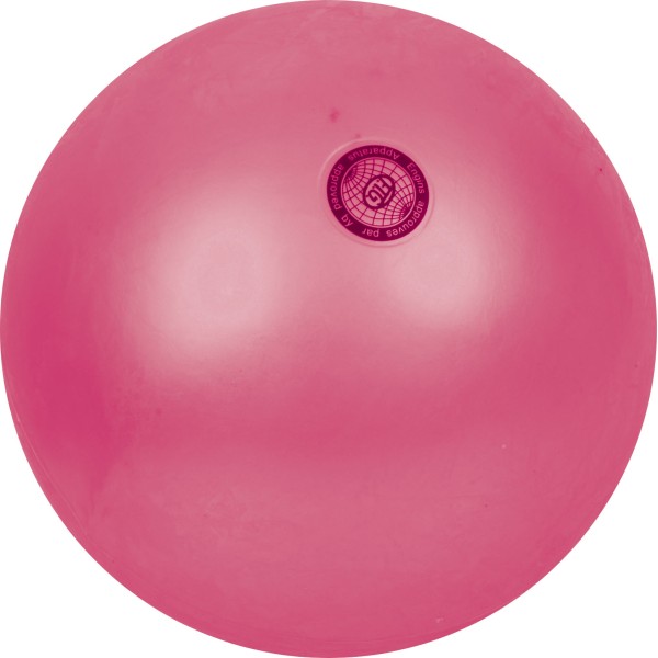 AMILA Μπάλα Ρυθμικής Γυμναστικής 19cm FIG Approved, Ροζ με Strass 98934