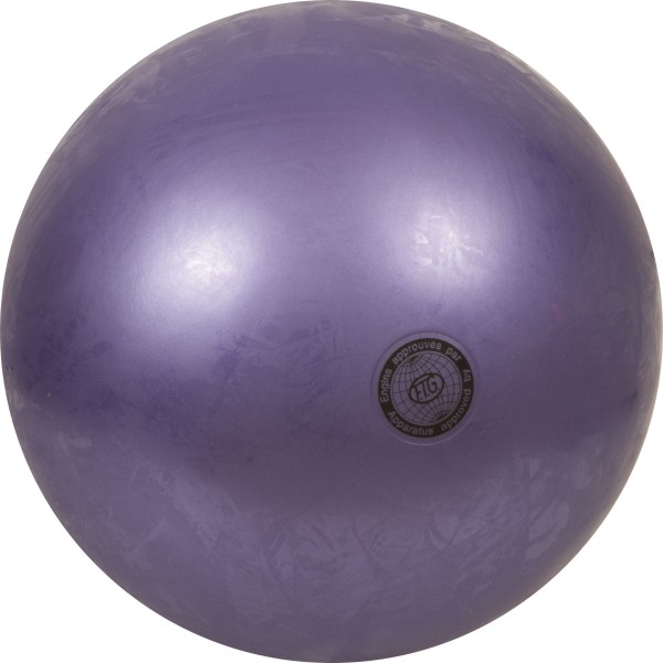 AMILA Μπάλα Ρυθμικής Γυμναστικής 19cm FIG Approved, Μωβ με Strass 98937