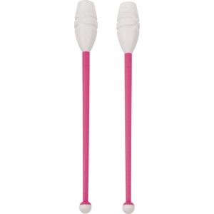 AMILA Κορίνες Ρυθμικής Γυμναστικής 45cm Μαλακές, Φούξια/Λευκό 98953