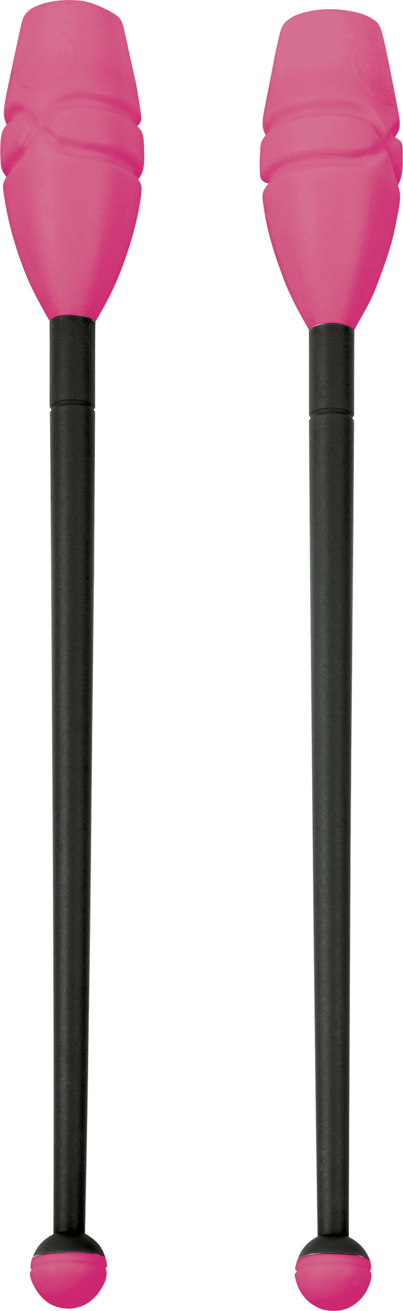 AMILA Κορίνες Ρυθμικής Γυμναστικής 45cm Μαλακές, Μαύρο/Φούξια 98954 - Image 3