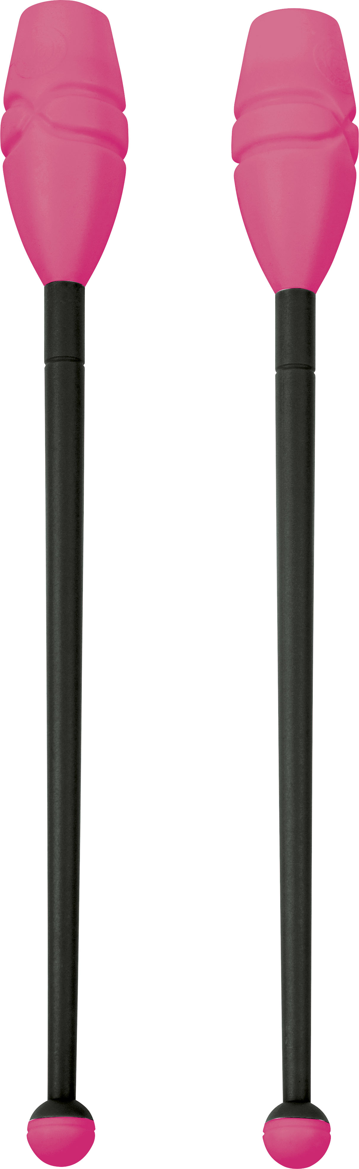 AMILA Κορίνες Ρυθμικής Γυμναστικής 45cm Μαλακές, Μαύρο/Φούξια 98954