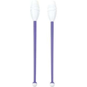 AMILA Κορίνες Ρυθμικής Γυμναστικής 45cm Μαλακές, Μωβ/Λευκό 98956