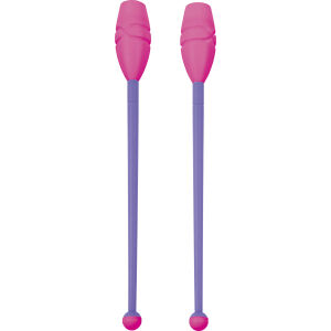 AMILA Κορίνες Ρυθμικής Γυμναστικής 45cm Μαλακές, Μωβ/Φούξια 98957