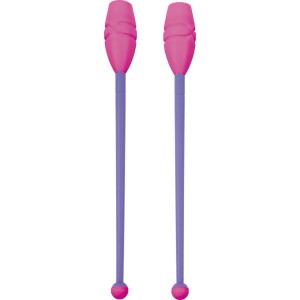 AMILA Κορίνες Ρυθμικής Γυμναστικής 45cm Μαλακές, Μωβ/Φούξια 98957