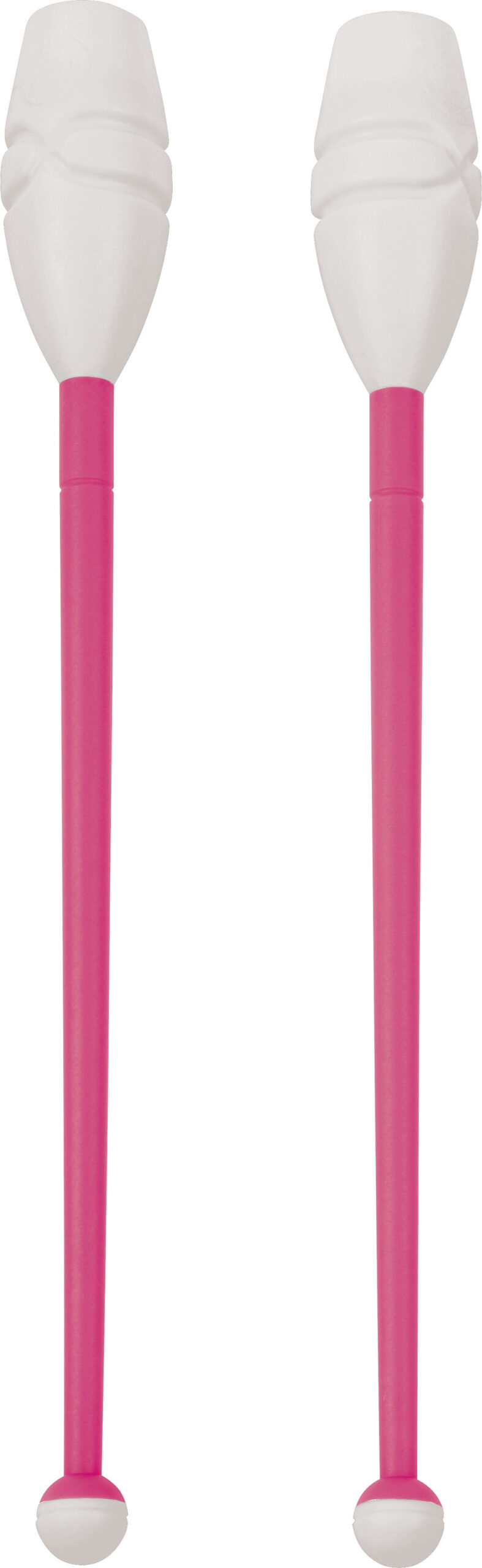 AMILA Κορίνες Ρυθμικής Γυμναστικής 41cm Μαλακές, Φούξια/Λευκό 98963 - Image 4