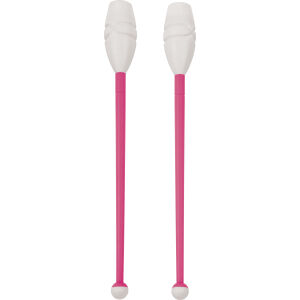 AMILA Κορίνες Ρυθμικής Γυμναστικής 41cm Μαλακές, Φούξια/Λευκό 98963