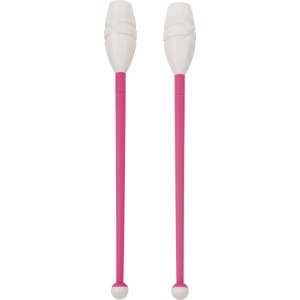 AMILA Κορίνες Ρυθμικής Γυμναστικής 41cm Μαλακές, Φούξια/Λευκό 98963