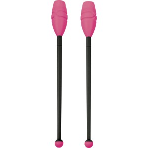 AMILA Κορίνες Ρυθμικής Γυμναστικής 41cm Μαλακές, Μαύρο/Φούξια 98964