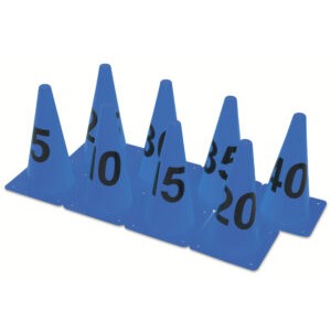 AMILA KIDS Κώνοι με Νούμερα Σετ 8τμχ Μπλε 99305