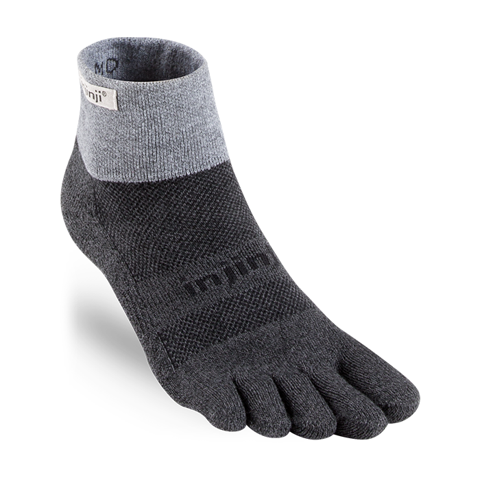 Injinji TRAIL 2.0 Midweight Mini-Crew Granite