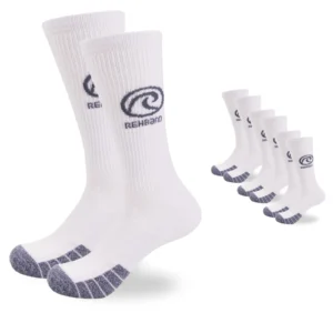 Rehband Κάλτσες PerformX Crew Socks | WHITE/GRAY 3 ζευγάρια