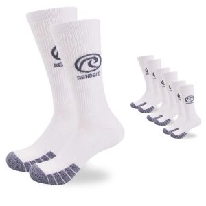 Rehband Κάλτσες PerformX Crew Socks | WHITE/GRAY 3 ζευγάρια