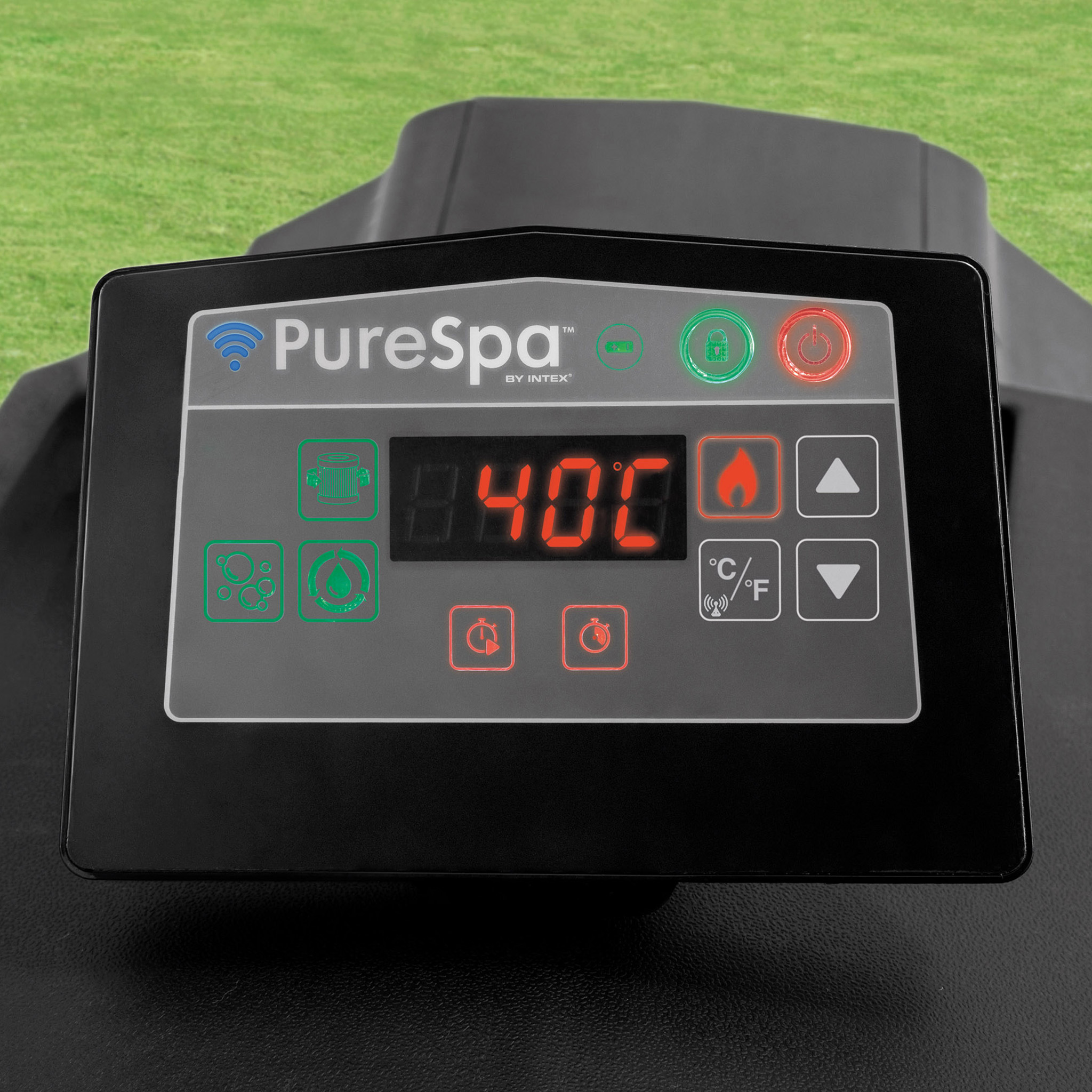 INTEX Greystone Square Bubble Massage (4 ατόμων) 28450 - Image 5