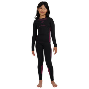 4FJWAW25USEAF250 4F JUNIOR SEAMLESS ΣΕΤ ΙΣΟΘΕΡΜΙΚΟ ΜΠΛΟΥΖΑ ΠΑΝΤΕΛΟΝΙ DEEP BLACK