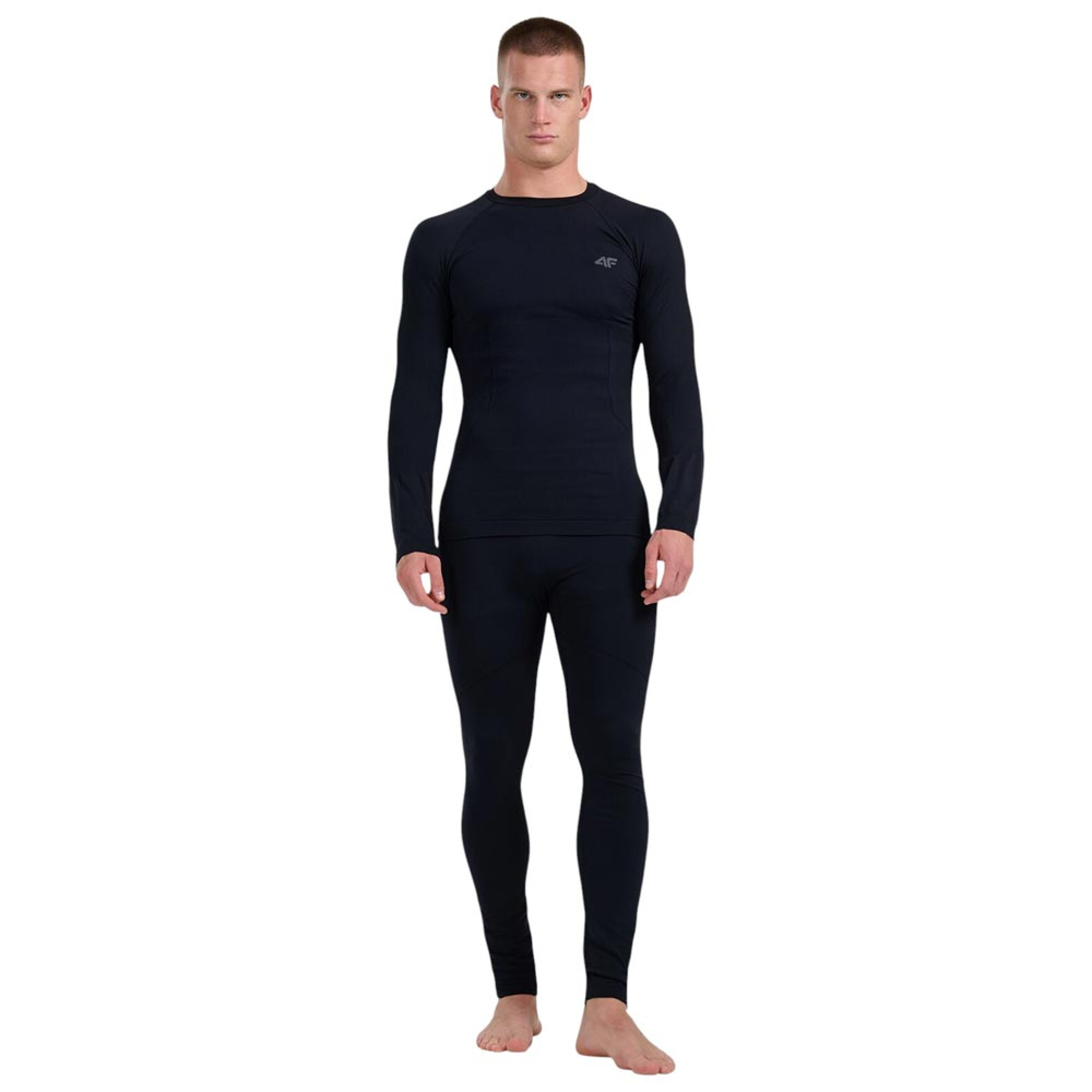 4FWAW25USEAM234 4F SEAMLESS ΣΕΤ ΙΣΟΘΕΡΜΙΚΟ ΜΠΛΟΥΖΑ ΠΑΝΤΕΛΟΝΙ DEEP BLACK - Image 4