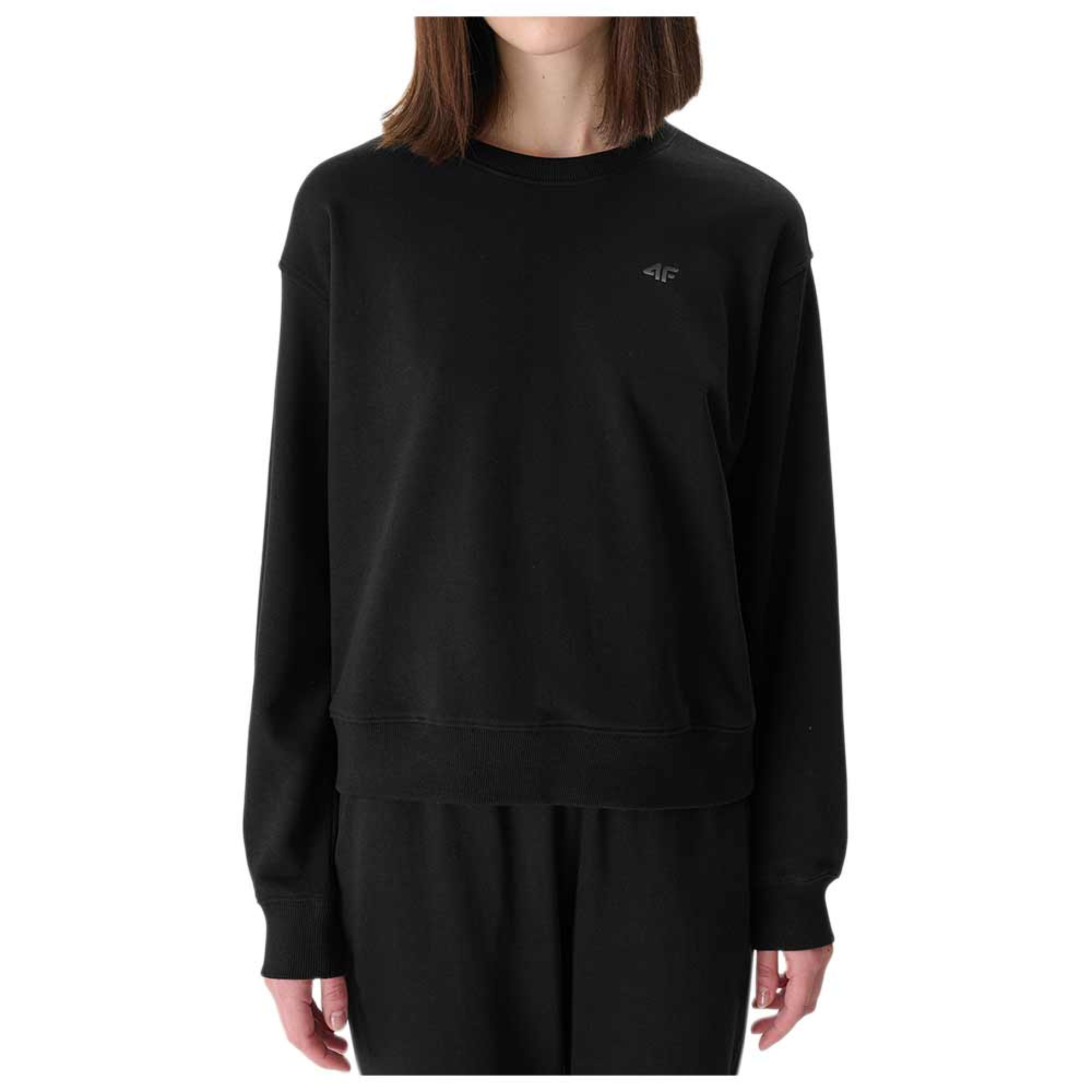 4FWMM00TSWSF1765 4F Φούτερ Μπλούζα DEEP BLACK