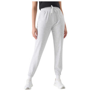 4F Γυναικείο παντελόνι φόρμας 4FWMM00TTROF1138 COLD LIGHT GREY MELANGE