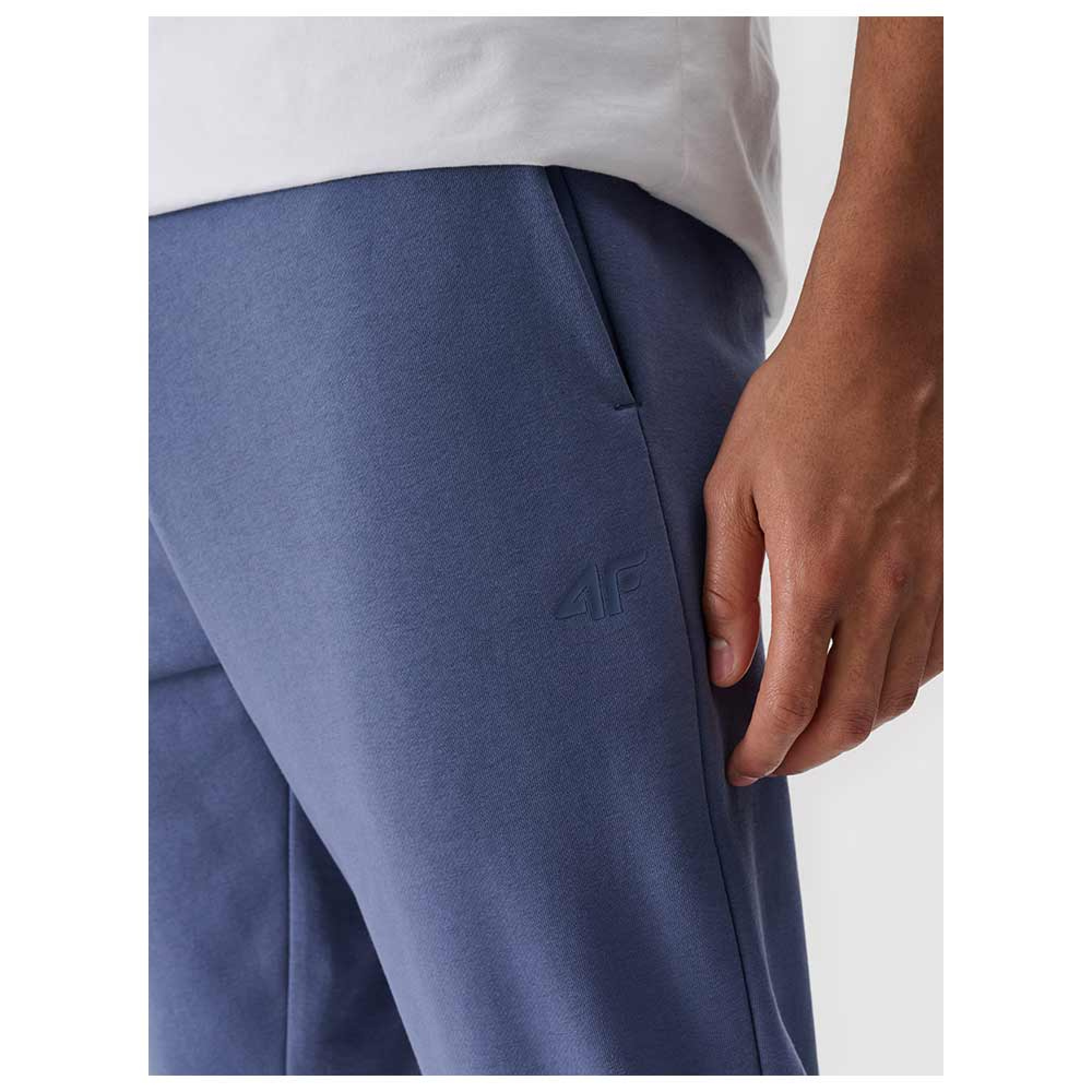 4F Ανδρικό Παντελόνι Φούτερ 4FWMM00TTROM1139 DENIM - Image 2