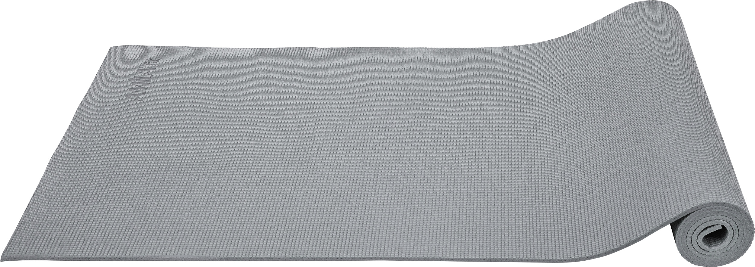 AMILA Στρώμα Yoga Fit PVC 173x61x0,4 cm – Ανθρακί 96751 - Image 4